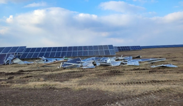 Окупанти не вивозили одну з найбільших сонячних електростанцій України
